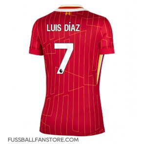 Liverpool Luis Diaz #7 Replik Heimtrikot Damen 2024-25 Kurzarm